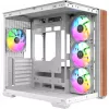 Thermaltake View 380 WS ARGB Midi Tower, valkoinen