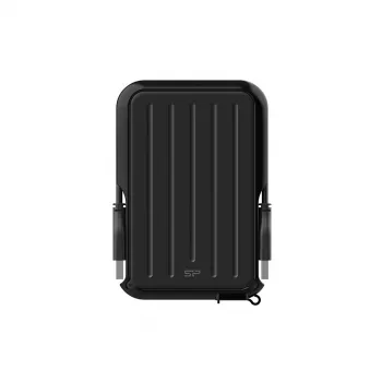 Ulkoinen kiintolevy Silicon Power 5 TB USB 3.2 Gen 1 (Type-A) A66, musta, iskunkestävä