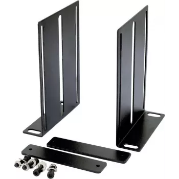 Rack-kulmateline Omnitronic 30100936 2U – kulmassa asennettava kiinnitysteline 19 tuuman rackeihin