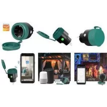 LogiLink Smart Home Wi-Fi-pistoke ulkokäyttöön CEE 7/3 (SH0100)