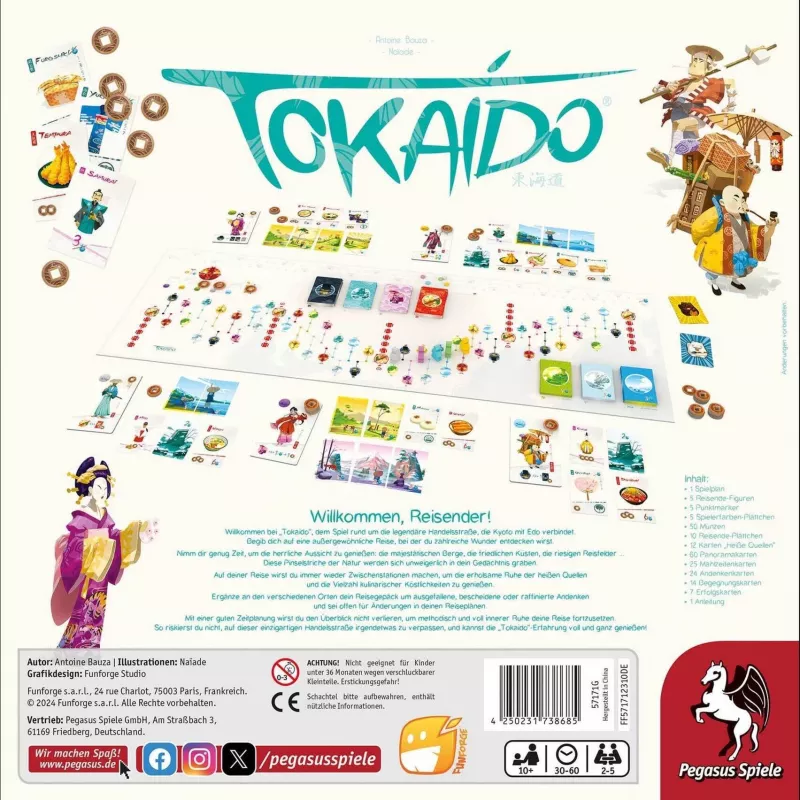 Tokaido 10th Anniversary Edition, lautapeli