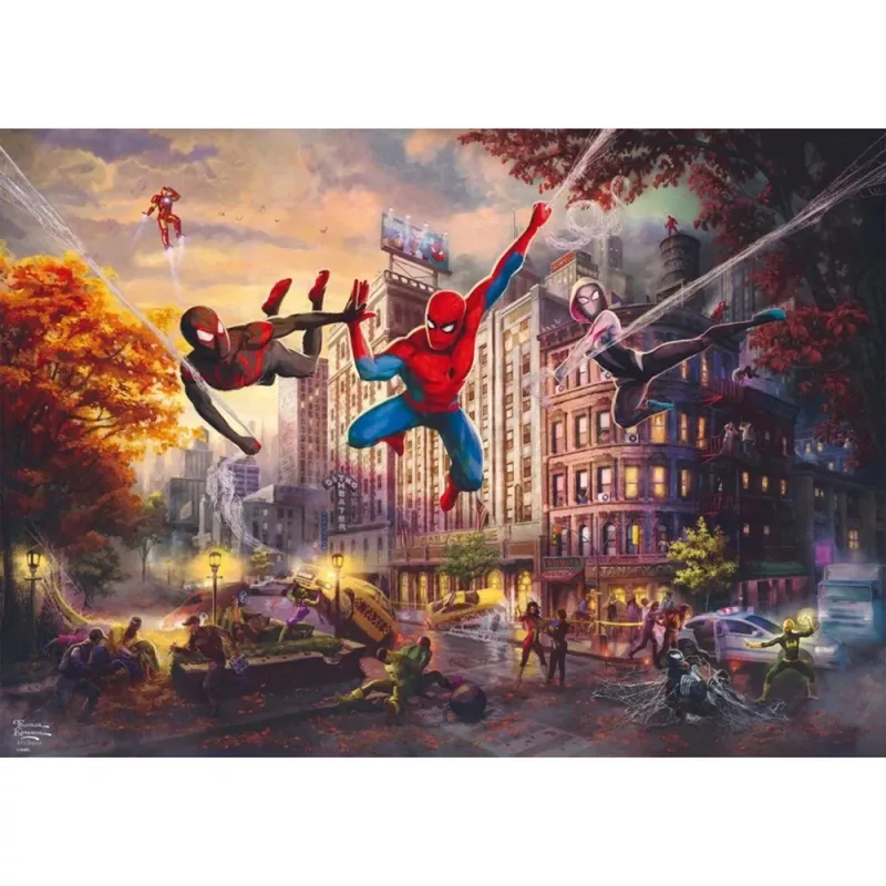 Palapeli Schmidt Spiele Thomas Kinkade Studios 1000 palaa Marvel Spider-Man & Friends