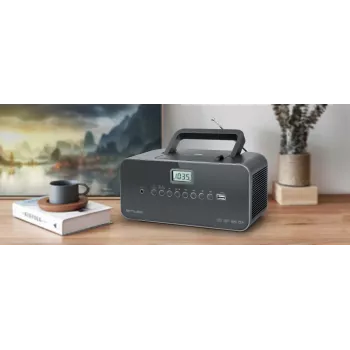 Muse M-28 DG CD-soitin kannettava CD-soitin musta
