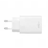 USB-C-matkalaturi FIXED FIXC30N-C-WH — kompakti 30W USB-C-verkkolaite, yhden portin pikalataus