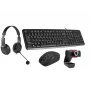Tracer 4in1 Multi Office -sarja 46695: USB-näppäimistö, langaton hiiri, verkkokamera, kuulokkeet