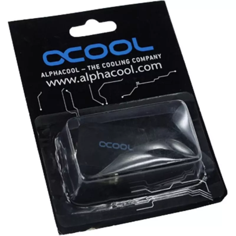 Alphacool HF liitäntäterminaali TEE T-haara pyöreä G1/4 - Deep Black (17030)