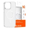 Magneettinen kotelo McDodo iPhone 15 Prolle (kirkas)