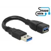 USB-kaapeli DeLOCK 0,15 m 2xUSB3.0-A