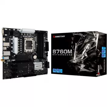 Emolevy Biostar B760MX2-E Pro D4 - B760 - Socket 1700 - Micro ATX