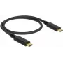 USB-kaapeli DeLOCK 83043 USB 2.0 0,5 m USB-C musta