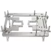 Mini-bench table -kotelo Streacom BC1 Mini V2 hopea — kompakti open-frame-kehys