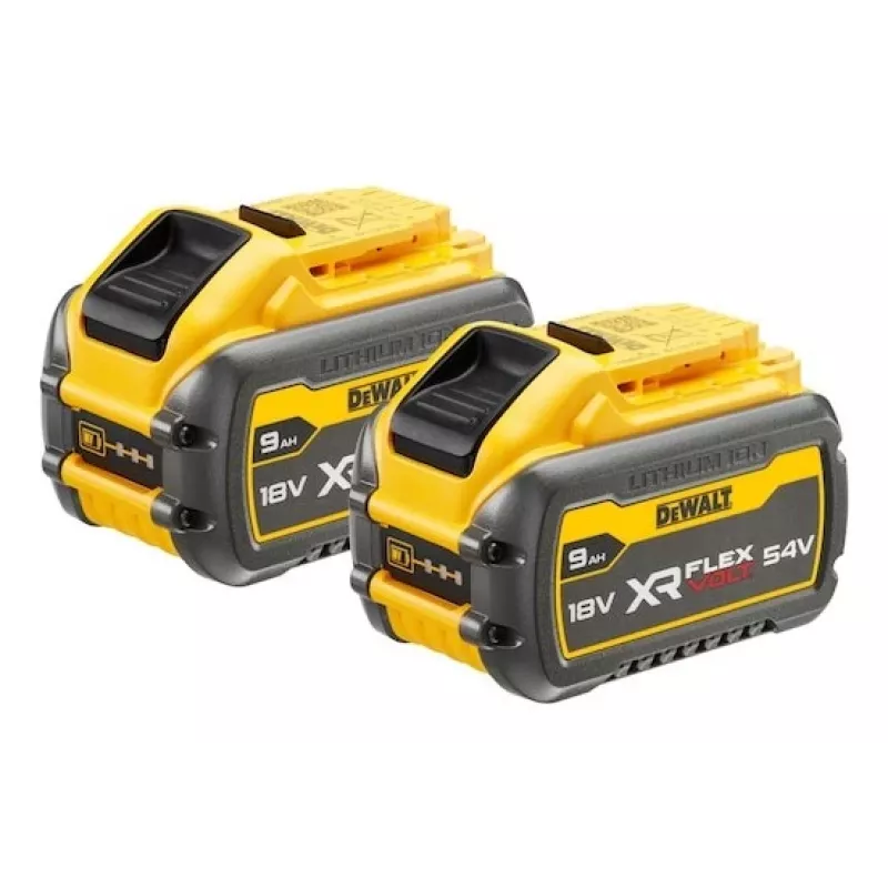 Akkupaketti DeWalt DCB547 18V/54V 9,0Ah & 3,0Ah, 2 kpl