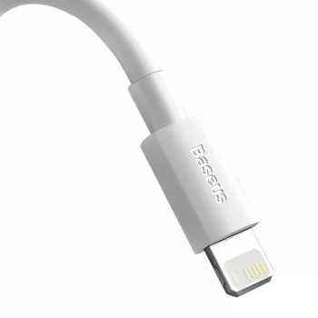 Baseus TZCALZJ-02 puhelinkaapeli valkoinen 1,5 m USB A Lightning