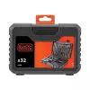 BLACK & DECKER | 32-osainen poraus- ja ruuvaussarja | A7216-XJ