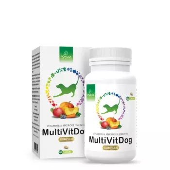POKUSA MultiVit Dog Complex - ravintolisä koirille - 120 kpl