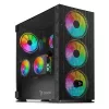 SAVIO PC-kotelo Raptor X1 ARGB lasi/mesh musta