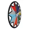 NeXtime kello 8163 Circus, Ø43 cm, seinäkello, musta/monivärinen