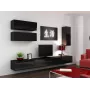 Cama TV-taso VIGO 140 30/140/40 musta/musta kiiltävä