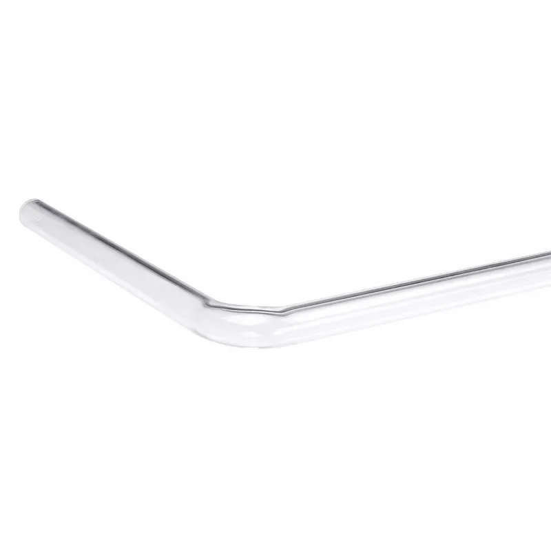 Alphacool ROH1020312 HardTube 16/11 mm borosilikaattilasiputki, 90° kulma, 20/40 cm, kirkas