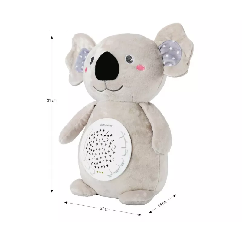 Pehmo-projektorilelu milly mally Koala projektori pehmolelu malli 5661