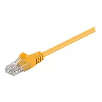 Wentronic Goobay CAT 5e -verkkokaapeli, U/UTP, keltainen, 15 m - CCA-kupariseos (68351)