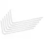 EK Water Blocks EK-Loop Hard Tube 14/10mm akryyli, 90 asteen mutka – 80 cm, 6 kpl