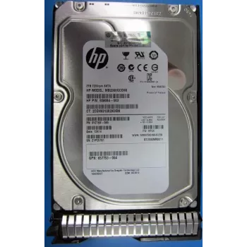 Hewlett Packard Enterprise 2 TB 6G SATA 7,2k 3,5 (614827-002)