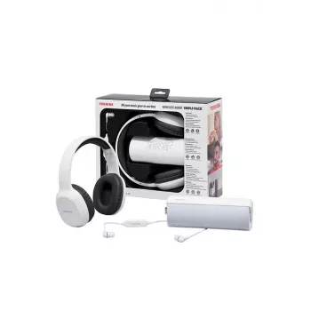 Kuulokkeet Toshiba Wireless Audio Triple Pack HSP-3P19 valkoinen