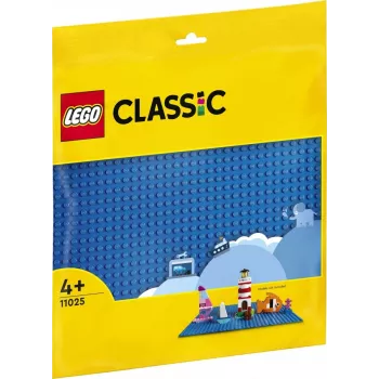 LEGO rakennuslevy 11025 — sininen peruslevy 32x32 nastaa, 250×250 mm