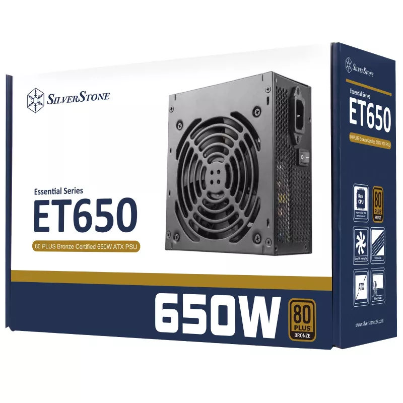 Virtalähde Silverstone SST-ET650-B v1.4 650 W