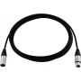 PSSO XLR 5-napainen DMX-kaapeli, Neutrik-liitin, 3 m pituus