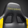 Subsonic SA5609-IM1 Pro Iron Maiden Killers pelituoli, 3D-käsinojat, tekonahka, kallistus 90°–135°, 120 kg, musta keltaisella kirjonnalla