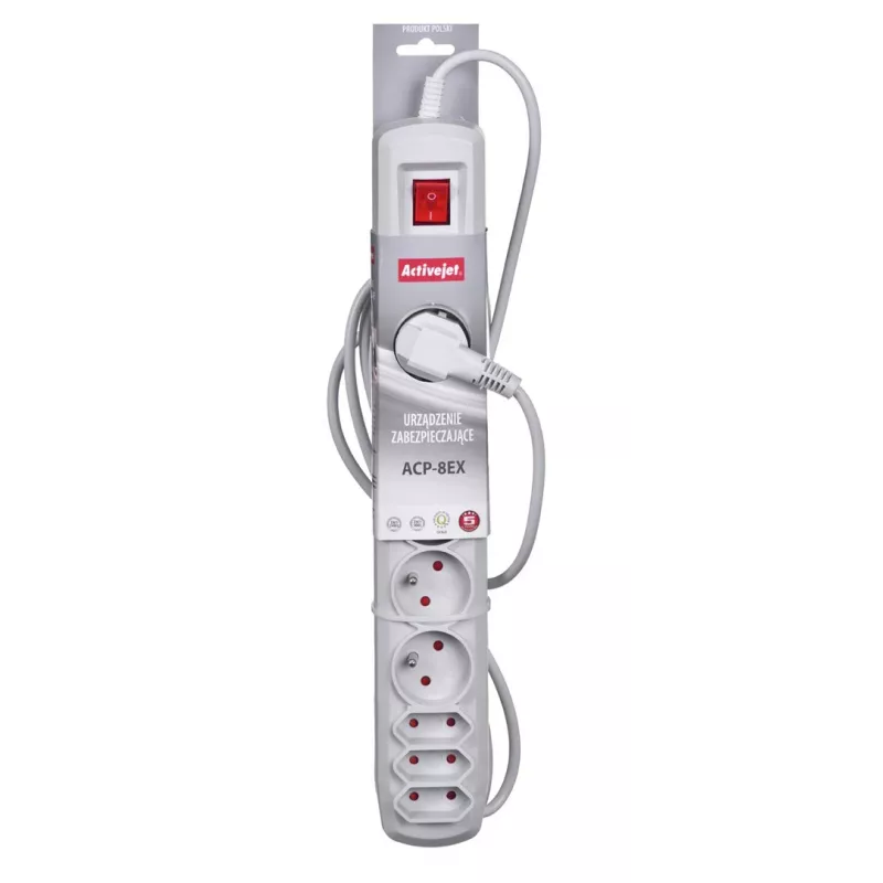 Activejet APN-8G/3M-GR jatkojohto johdolla