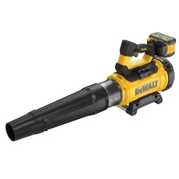 Käsikäyttöinen lehtipuhallin DeWalt DCMBL777X1-QW — harjaton moottori, 21,5 m³/min, 258 km/h, 9 Ah akku, 3 nopeustasoa, 3,2 kg