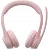 Logitech 981-001412 kuulokkeet/kuulokemikrofoni langaton sankamalli toimisto/callcenter Bluetooth roosa