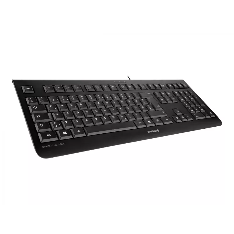 Cherry KC 1000 - näppäimistö - pohjoismainen - musta