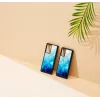 iKins-suojakotelo Samsung Galaxy Note 20 — Blue Lake ja musta, ohut cover