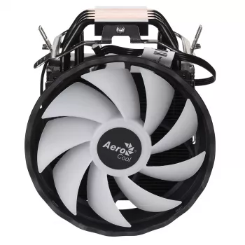 CPU-jäähdytin AEROCOOL PGS Rave 4 FRGB 120 mm tuuletin, 4 lämpöputkea, ARGB, 120 × 25 mm, 1800 kierr./min, 12 V, 0,5 A