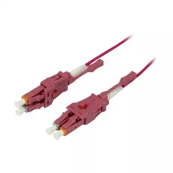 LWL-2-kuitupatchkaapeli 0,5 m LC-LC 50/125 µm OM4 Uniboot käännettävä Push/Pull AD 2 mm - kaapeli - multimode-kuitu (S215550)