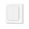 AQARA valokatkaisin H2 EU (4 painiketta, 2 kanavaa) (WS-K08D) – Zigbee- ja Thread-seinäkatkaisin 2 releellä
