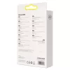 Baseus Crystal Shine kaapeli USB-Lightning, 2,4A, 2m (musta)