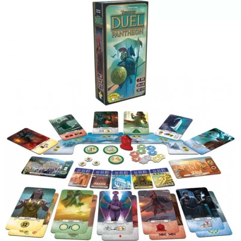 7 Wonders Duel - Pantheon, lautapelin lisäosa