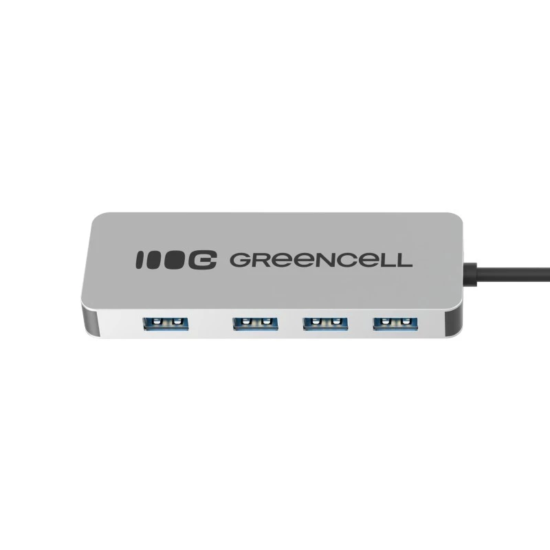 USB-keskitin Green Cell HUB-GC-A4A — 4-porttinen USB-A-3.0-keskitin