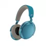 Sennheiser Momentum 4 Wireless kuulokkeet, täysikokoiset, Bluetooth, mikrofoni, adaptiivinen melunvaimennus, läpikuuluvuustila, sinivihreät