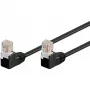 Wentronic 96090 Patch-kaapeli, RJ-45 uros/uros, Cat5e, U/UTP, musta (96090)
