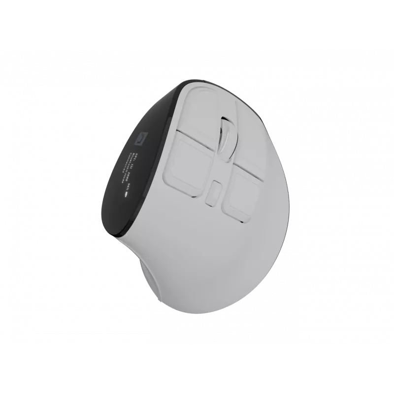 Langaton pystyhiiri NATEC Euphoniе Pro Bluetooth 5.0, 4000 DPI, ohjelmoitava, hiljainen, valkoinen