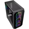 PC-kotelo Sharkoon AK5G RGB Midi Tower musta