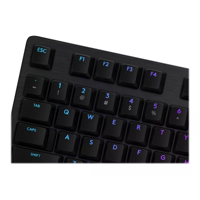 Logitech Gaming G512 - näppäimistö - taustavalo - USB - QWERTY - espanja - kytkimet: GX Brown Tactile - hiili