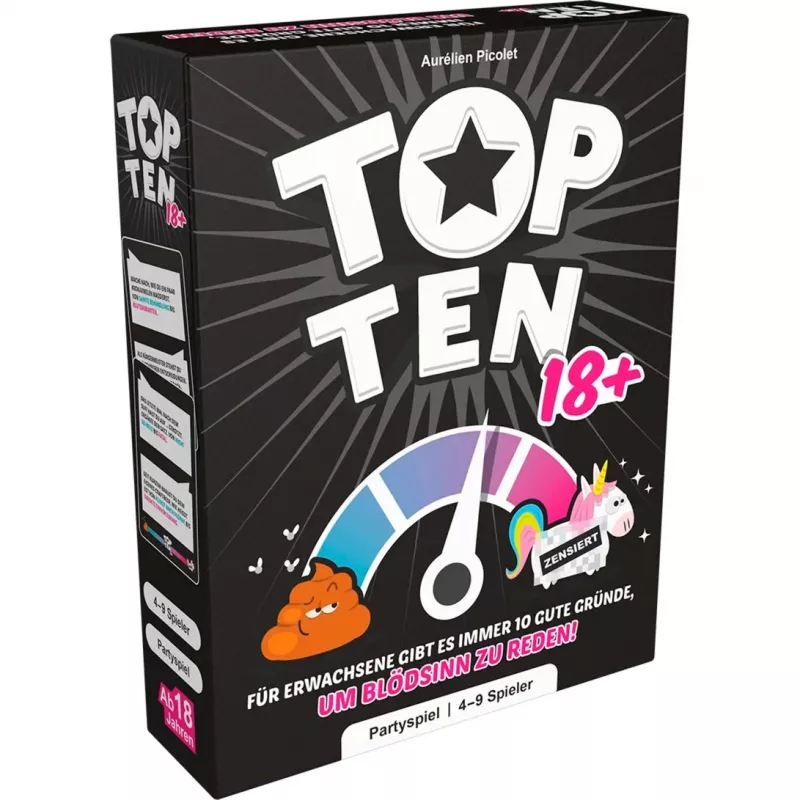 Top Ten 18+, juhlapeli