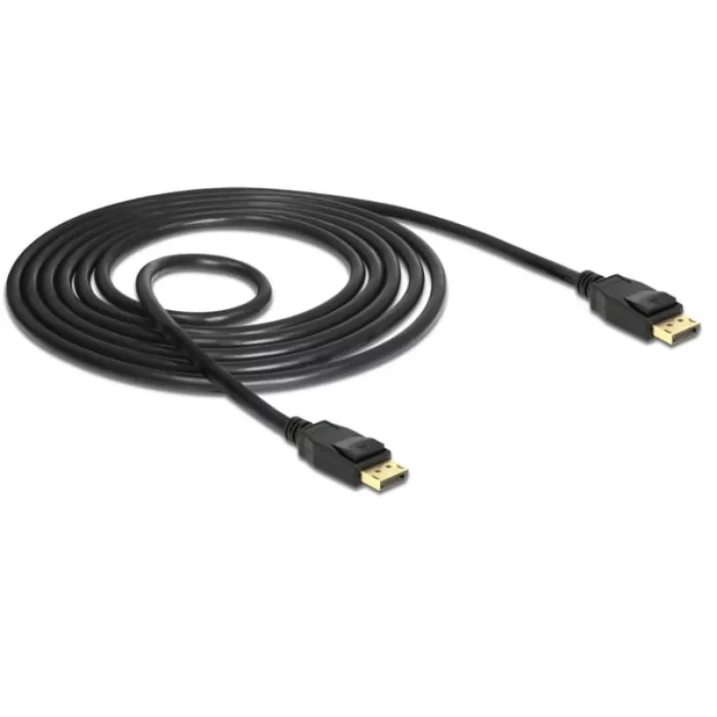DeLOCK - DisplayPort-kaapeli - DisplayPort (M) - DisplayPort (M) - 1,5 m - 4K-tuki - musta (85508)